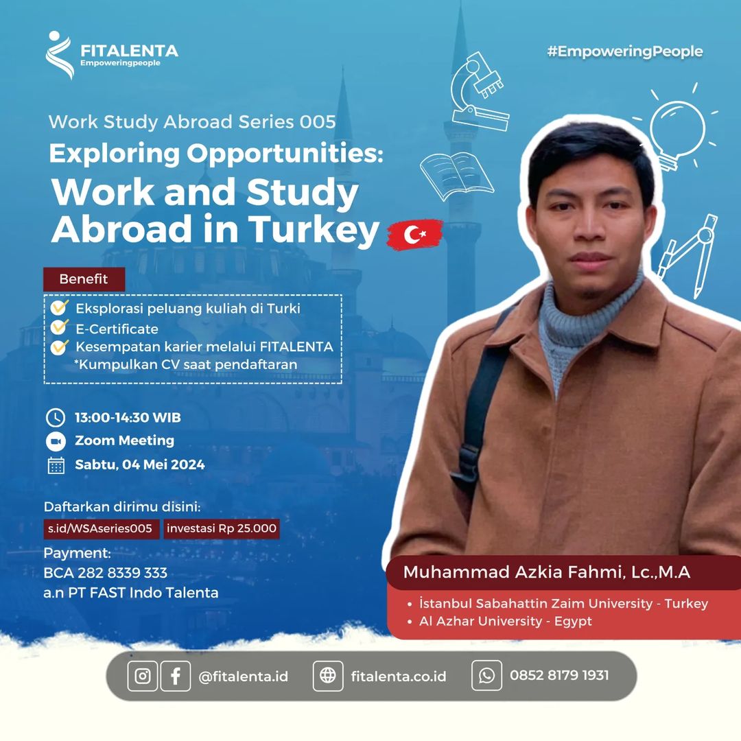 Work and Study Abroad Series 005: Exploring Opportunities - Work and Study Abroad in Turkey